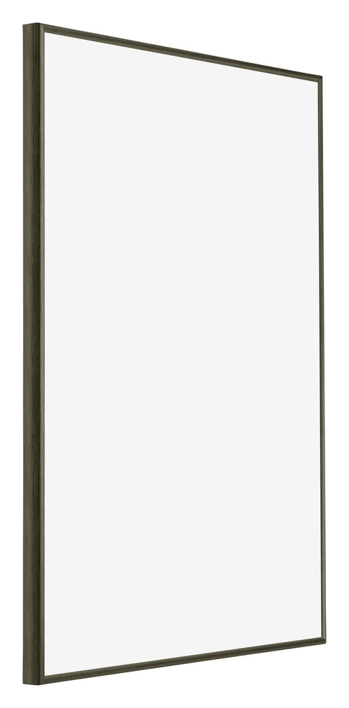 New York Aluminium Bilderrahmen 59 4x84cm A1 Mercury Struktur Vorne Schrag | Yourdecoration.at