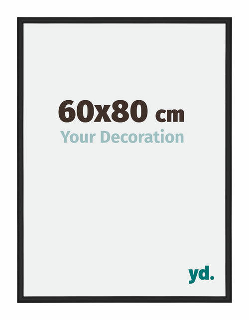 New York Aluminium Bilderrahmen 60x80cm Schwarz Matt Vorne Messe | Yourdecoration.at