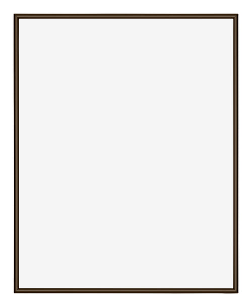 New York Aluminium Bilderrahmen 70x90cm Nussbaum Struktur Vorne | Yourdecoration.at