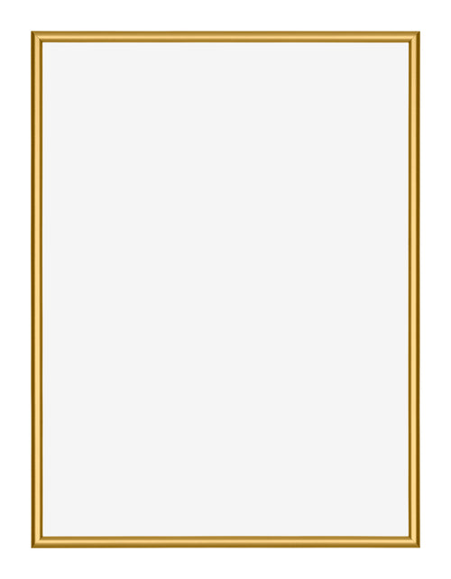 New York Aluminium Bilderrahmen 75x100cm Gold Glanz Vorne | Yourdecoration.at