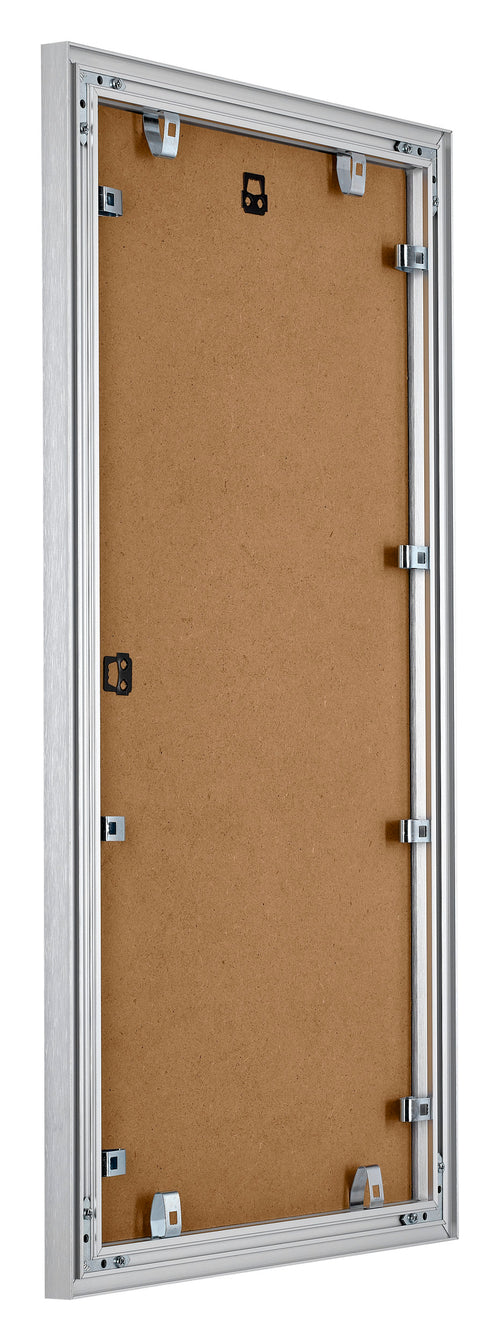 Tucson Aluminium Bilderrahmen 50x100cm Silber Geburstet Ruckseite Schrag | Yourdecoration.at