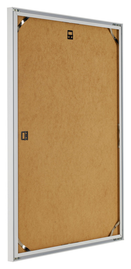 Virginia Aluminium Bilderrahmen 50x70cm Weiss Ruckseite Schrag | Yourdecoration.at