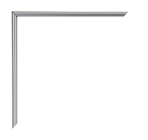 Bilderrahmen 75x100 cm - Silber Hochglanz - Kunststoff - Annecy