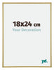 Annecy Kunststoff Bilderrahmen 18x24cm Gold Vorne Messe | Yourdecoration.at