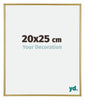 Annecy Kunststoff Bilderrahmen 20x25cm Gold Vorne Messe | Yourdecoration.at