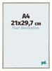Annecy Kunststoff Bilderrahmen 21x29 7cm A4 Champagner Vorne Messe | Yourdecoration.at