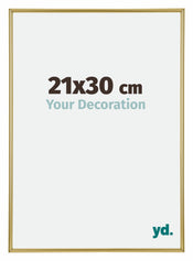 Annecy Kunststoff Bilderrahmen 21x30cm Gold Vorne Messe | Yourdecoration.at