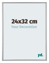 Annecy Kunststoff Bilderrahmen 24x32cm Silber Vorne Messe | Yourdecoration.at