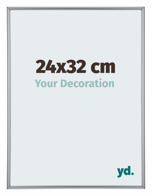 Annecy Kunststoff Bilderrahmen 24x32cm Silber Vorne Messe | Yourdecoration.at
