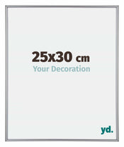 Annecy Kunststoff Bilderrahmen 25x30cm Silber Vorne Messe | Yourdecoration.at