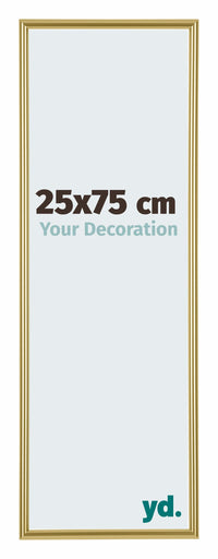 Annecy Kunststoff Bilderrahmen 25x75cm Gold Vorne Messe | Yourdecoration.at