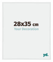 Annecy Kunststoff Bilderrahmen 28x35cm Weiss Hochglanz Vorne Messe | Yourdecoration.at