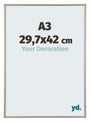 Annecy Kunststoff Bilderrahmen 29 7x42cm A3 Champagner Vorne Messe | Yourdecoration.at