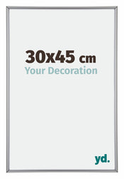 Annecy Kunststoff Bilderrahmen 30x45cm Silber Vorne Messe | Yourdecoration.at