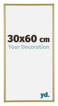 Annecy Kunststoff Bilderrahmen 30x60cm Gold Vorne Messe | Yourdecoration.at