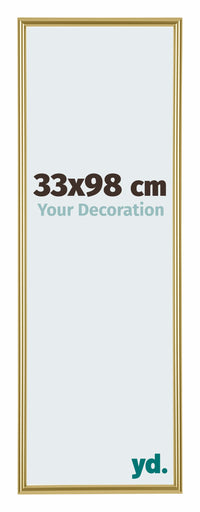 Annecy Kunststoff Bilderrahmen 33x98cm Gold Vorne Messe | Yourdecoration.at