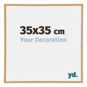 Annecy Kunststoff Bilderrahmen 35x35cm Buche Vorne Messe | Yourdecoration.at