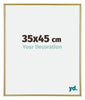 Annecy Kunststoff Bilderrahmen 35x45cm Gold Vorne Messe | Yourdecoration.at