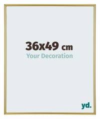 Annecy Kunststoff Bilderrahmen 36x49cm Gold Vorne Messe | Yourdecoration.at