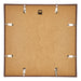 Annecy Kunststoff Bilderrahmen 40x40cm Braun Ruckseite | Yourdecoration.at