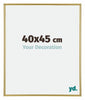 Annecy Kunststoff Bilderrahmen 40x45cm Gold Vorne Messe | Yourdecoration.at