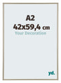Annecy Kunststoff Bilderrahmen 42x59 4cm A2 Champagner Vorne Messe | Yourdecoration.at