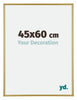 Annecy Kunststoff Bilderrahmen 45x60cm Gold Vorne Messe | Yourdecoration.at