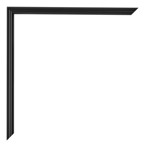 Annecy Kunststoff Bilderrahmen 50x100cm Schwarz Matt Detail Ecke | Yourdecoration.at