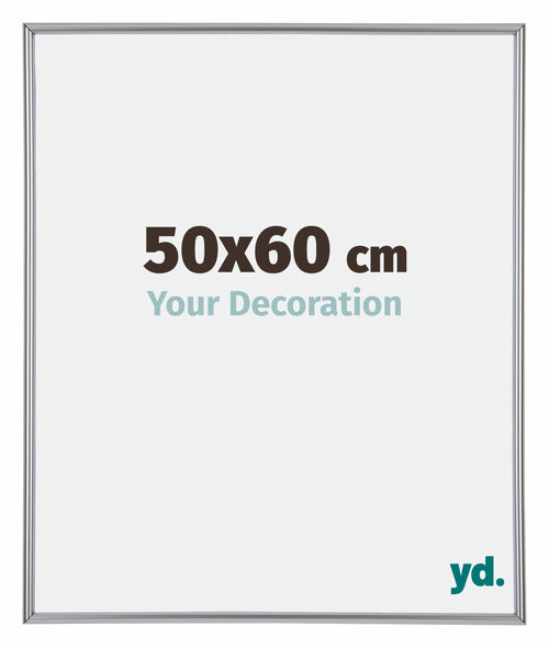 Annecy Kunststoff Bilderrahmen 50x60cm Silber Vorne Messe | Yourdecoration.at