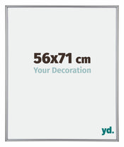 Annecy Kunststoff Bilderrahmen 56x71cm Silber Vorne Messe | Yourdecoration.at
