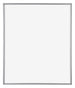Annecy Kunststoff Bilderrahmen 56x71cm Silber Vorne | Yourdecoration.at