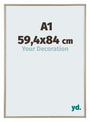 Annecy Kunststoff Bilderrahmen 59 4x84cm A1 Champagner Vorne Messe | Yourdecoration.at