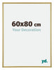 Annecy Kunststoff Bilderrahmen 60x80cm Gold Vorne Messe | Yourdecoration.at