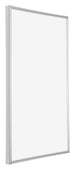 Annecy Kunststoff Bilderrahmen 60x90cm Silber Vorne Schuin | Yourdecoration.at