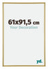 Annecy Kunststoff Bilderrahmen 61x91 5cm Gold Vorne Messe | Yourdecoration.at