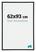 Annecy Kunststoff Bilderrahmen 62x93cm Schwarz Matt Vorne Messe | Yourdecoration.at