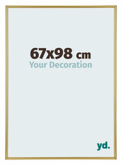 Annecy Kunststoff Bilderrahmen 67x98cm Gold Vorne Messe | Yourdecoration.at