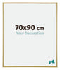 Annecy Kunststoff Bilderrahmen 70x90cm Gold Vorne Messe | Yourdecoration.at