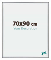 Annecy Kunststoff Bilderrahmen 70x90cm Silber Vorne Messe | Yourdecoration.at