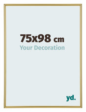 Annecy Kunststoff Bilderrahmen 75x98cm Gold Vorne Messe | Yourdecoration.at