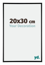 Austin Aluminium Bilderrahmen 20x30cm Schwarz Hochglanz Vorne Messe | Yourdecoration.at