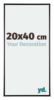 Austin Aluminium Bilderrahmen 20x40cm Schwarz Hochglanz Vorne Messe | Yourdecoration.at
