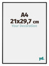 Austin Aluminium Bilderrahmen 21x29 7cm A4 Schwarz Matt Vorne Messe | Yourdecoration.at