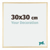 Austin Aluminium Bilderrahmen 30x30cm Gold Glanz Vorne Messe | Yourdecoration.at