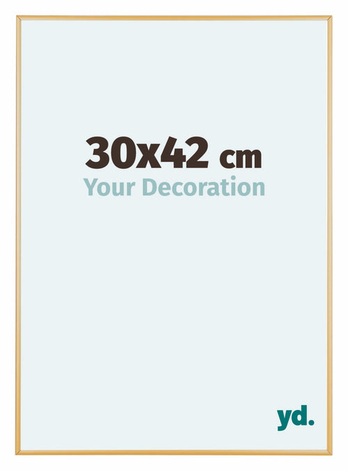 Austin Aluminium Bilderrahmen 30x42cm Gold Vintage Vorne Messe | Yourdecoration.at