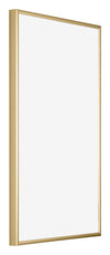 Austin Aluminium Bilderrahmen 30x50cm Gold Glanz Vorne Schrag | Yourdecoration.at