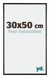 Austin Aluminium Bilderrahmen 30x50cm Schwarz Hochglanz Vorne Messe | Yourdecoration.at