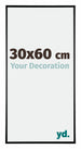 Austin Aluminium Bilderrahmen 30x60cm Schwarz Hochglanz Vorne Messe | Yourdecoration.at