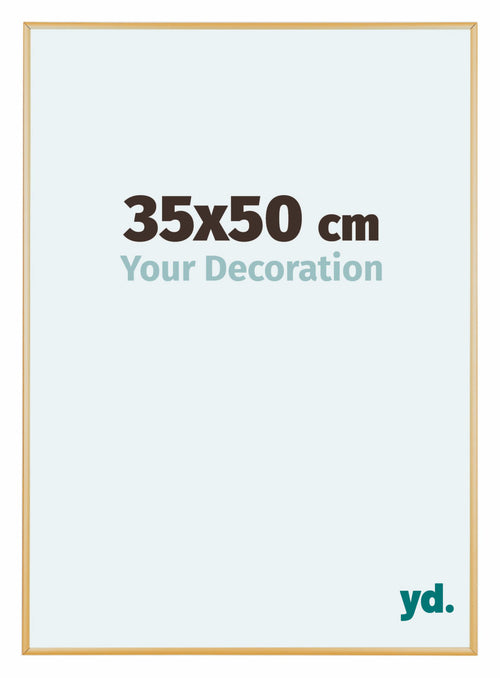 Austin Aluminium Bilderrahmen 35x50cm Gold Vintage Vorne Messe | Yourdecoration.at