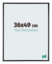 Austin Aluminium Bilderrahmen 36x49cm Schwarz Hochglanz Vorne Messe | Yourdecoration.at